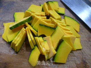 Stir-fried Japanese Pumpkin with Carrots recipe