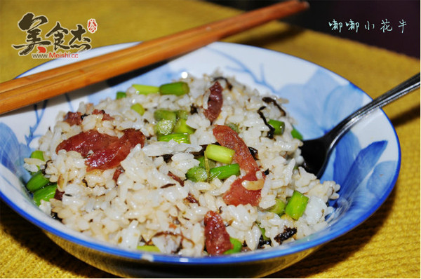 Fried Rice with Sausage and Garlic recipe