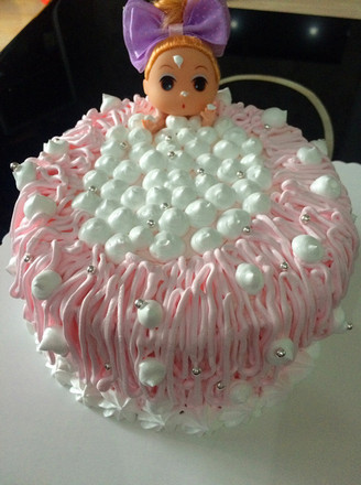 Confused Doll Birthday Cake recipe