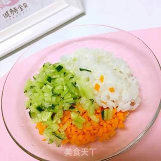 Baby Food Supplement Egg Dumpling Rice, Do You Like It? recipe