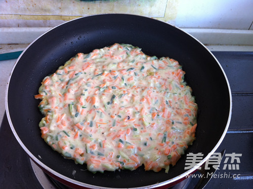 Cucumber and Carrot Omelette recipe