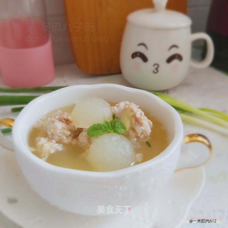 Winter Melon Meatball Soup recipe