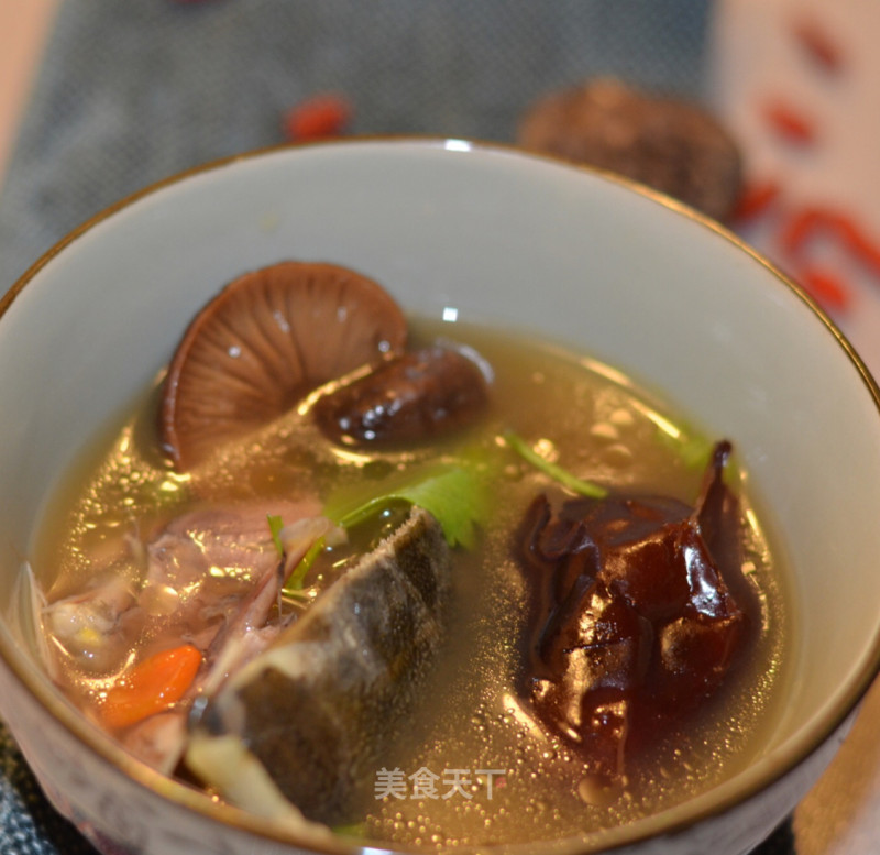 Turtle Soup with Ginseng, Mushroom and Mushroom recipe