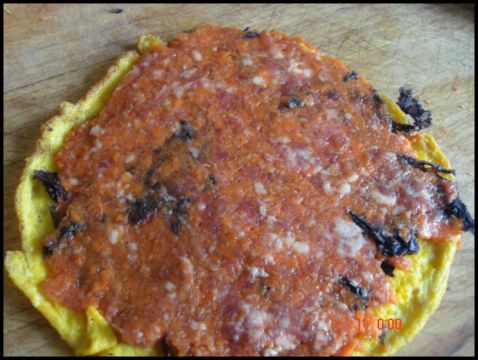 Carrot Pork Omelet recipe