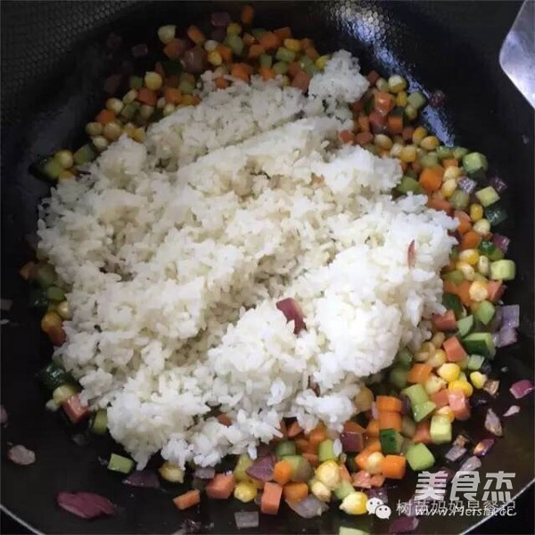 Colorful Fried Rice recipe