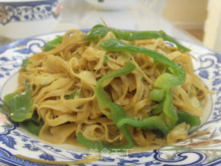 Dried Tofu with Hot Peppers recipe