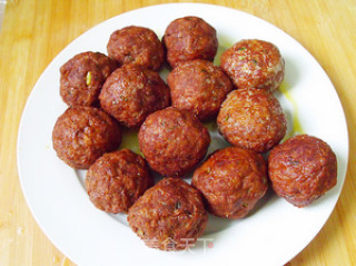 Meat Ball with Soy Sauce recipe