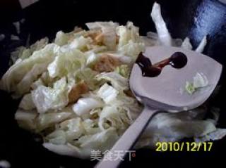 Stir-fried Chinese Cabbage with Tofu in Oil recipe