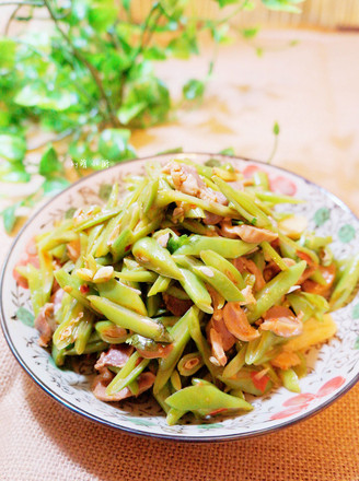 Stir-fried Chicken Gizzards with Beans recipe