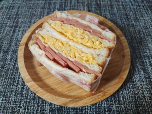 Egg Ham Sandwich 🥪, Spike Bakery, Teach You How to Make Sandwiches, and Can Set Up Food Stalls recipe