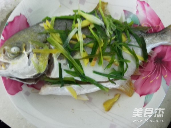 Steamed White Pomfret recipe