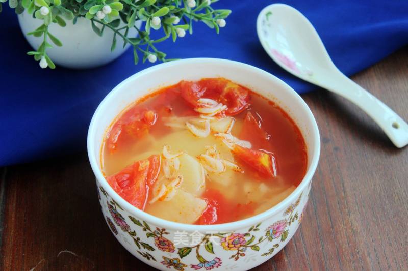 Tomato and Potato Shrimp Soup recipe