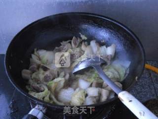 Beef Intestine and Cabbage Chips recipe