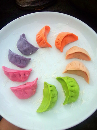 Colorful Dumplings recipe