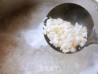 Porridge with Yam, Carrot and Fresh Meat recipe