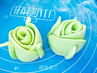 Green Rose Mantou recipe