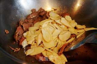 Stir-fried Pleurotus Eryngii with Beef recipe