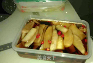 Radish with Rock Sugar and Vinegar recipe