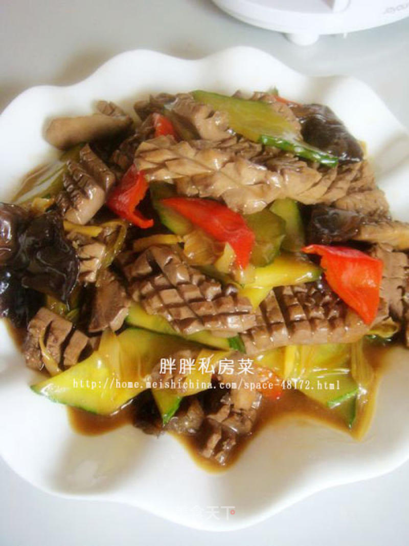 【lu Cai】--stir Fried Kidney recipe