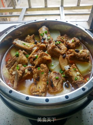 Steamed Pork Ribs with Potatoes recipe