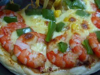 Supreme Shrimp Pizza recipe