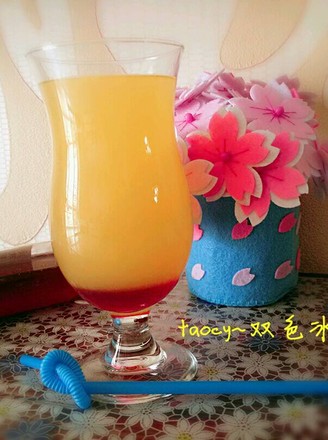Two-color Ice Drink recipe