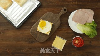Westinghouse Special Cheese Ham and Egg Sandwich recipe