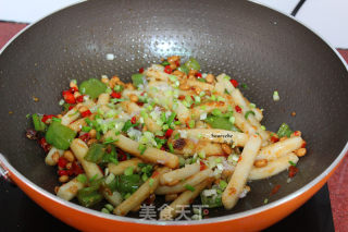 Laba Bean Stir-fried Rice Cake recipe