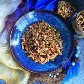 Stir-fried Minced Pork with Capers recipe