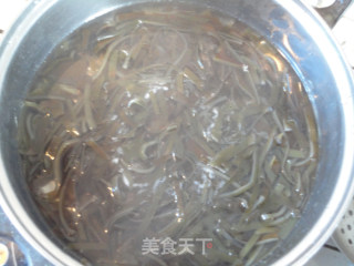 Shredded Pork Kelp with Oyster Sauce recipe