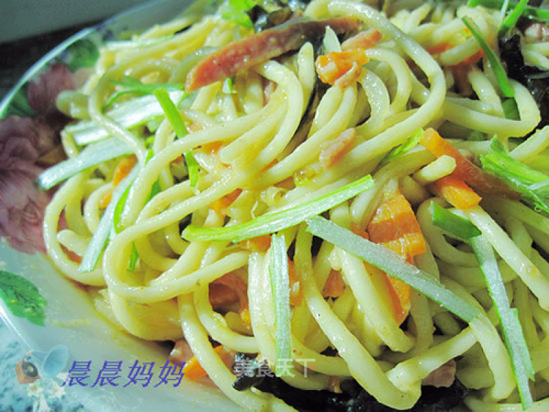 Colorful Curry Fried Noodles recipe