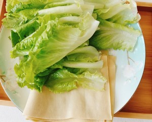 Bean Skin Lettuce Wraps recipe