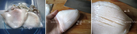 Sauteed Cuttlefish Rolls recipe