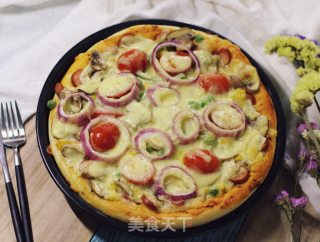 Fluffy Mushroom Pizza (second Edition) recipe