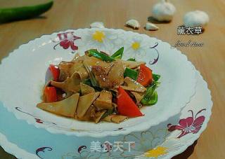 Dried Tofu with Northeastern Peppers recipe