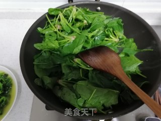 Vegetarian Stir-fried Spinach recipe