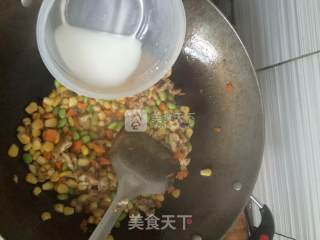 Stir-fried Three Diced Walnuts recipe