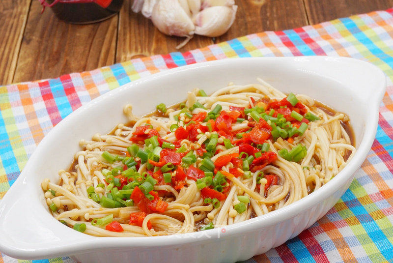 Microwave Enoki Mushroom recipe