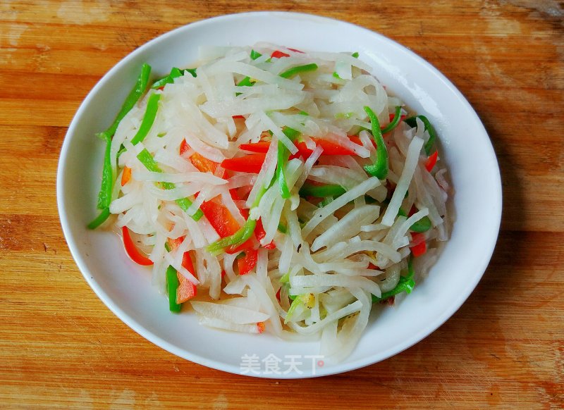 Stir-fried Shredded Radish recipe