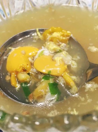 Scallop Egg Soup recipe