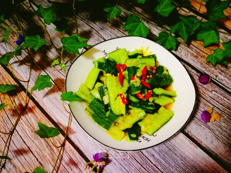 Garlic Patted Cucumber recipe