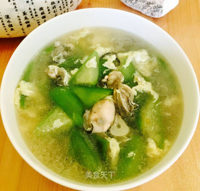 Oyster Loofah Soup recipe