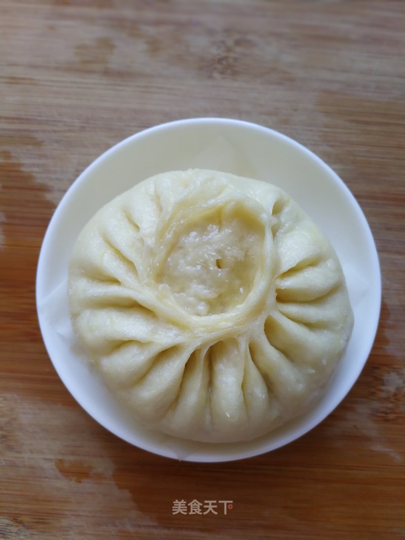 Vegetable Buns with Corn Dregs and Flour