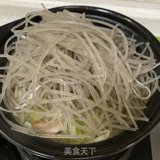 Cabbage and Vermicelli in Clay Pot recipe