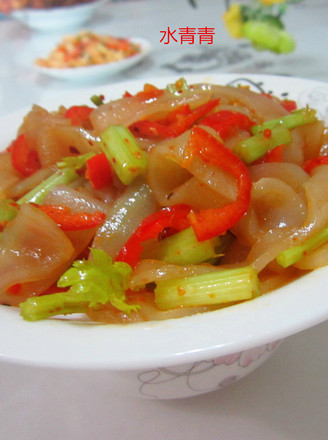 Hot Pepper Celery Rice Noodles recipe