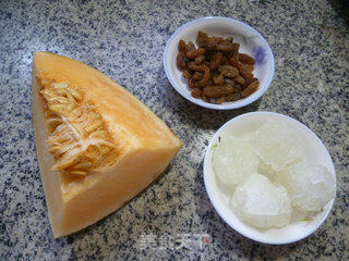 Raisin Cantaloupe Tremella recipe