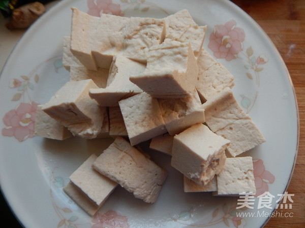 Loofah Burnt Tofu recipe