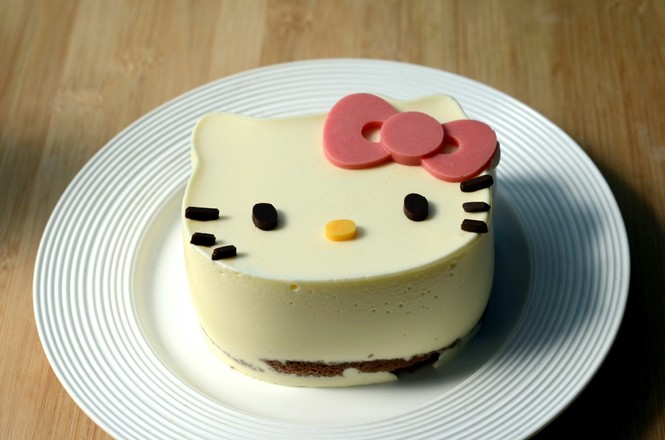 Kitty Cheese Mousse Cake recipe