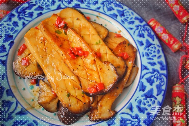 Pan-fried King Pleurotus recipe