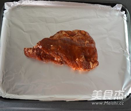 Barbecued Pork with Honey Sauce recipe